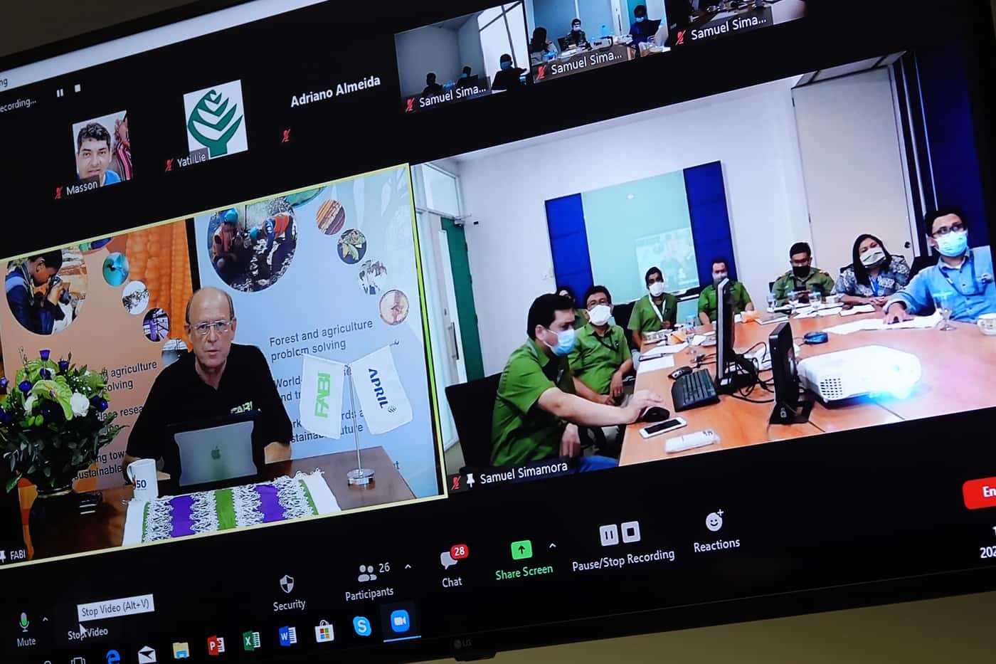 RGE-FABI THP symposium links three continents