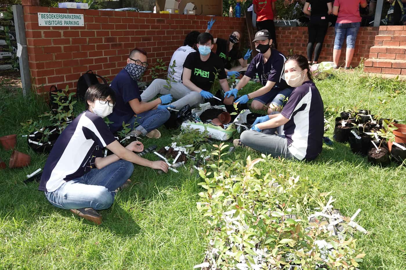 Many hands make light work at the TPCP tree planting