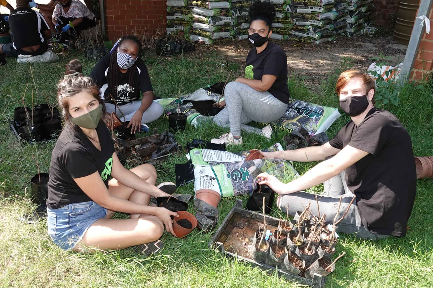 Many hands make light work at the TPCP tree planting