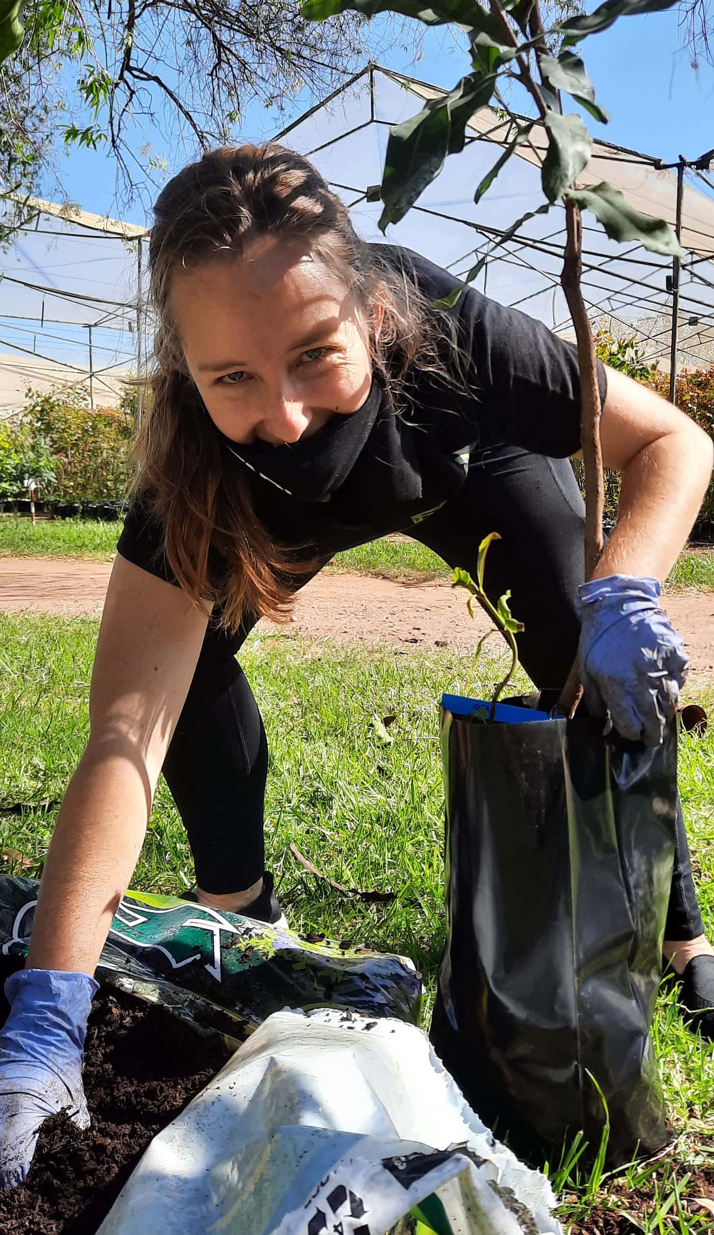 Tree planting day for the Mad Macs team
