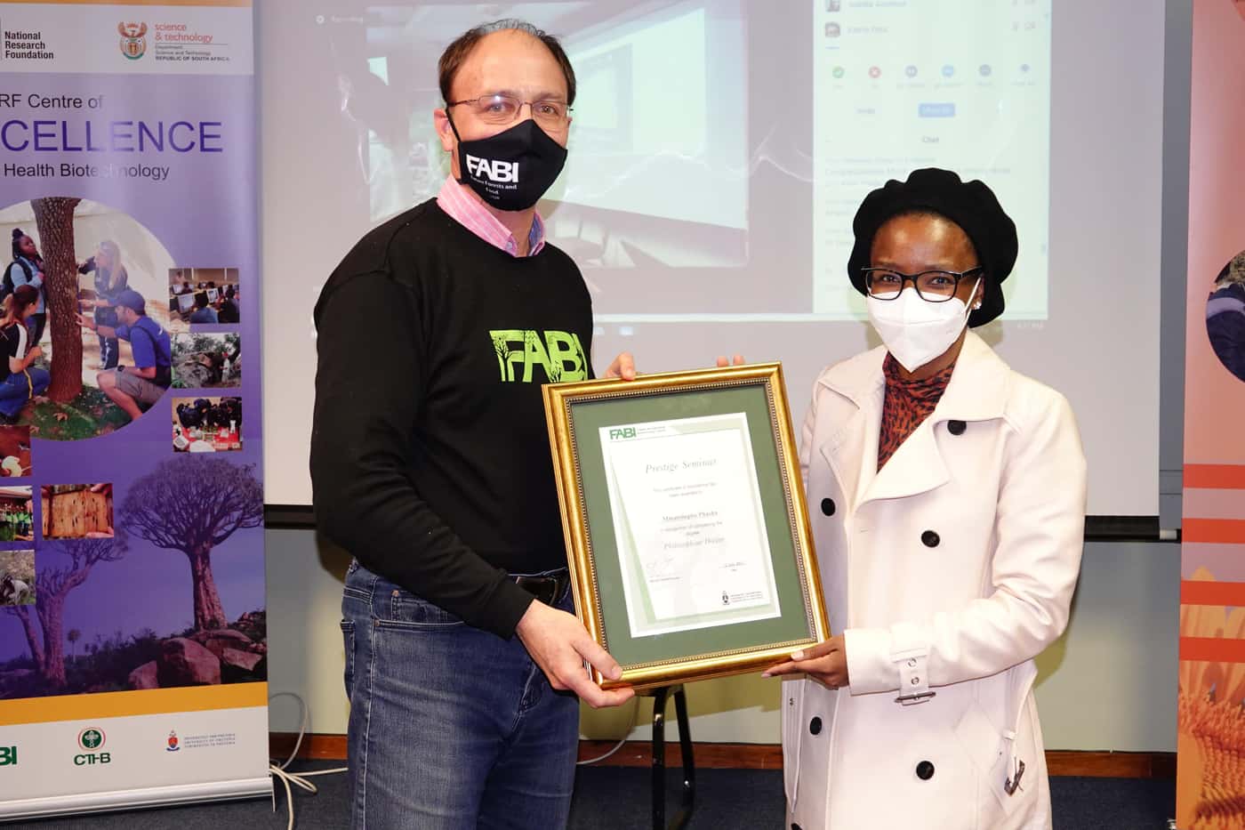 Celebrating Mmatshepho's PhD degree