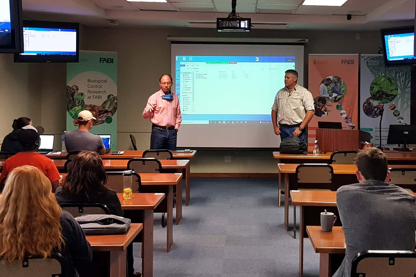 Students and staff learn from Cropwatch Africa