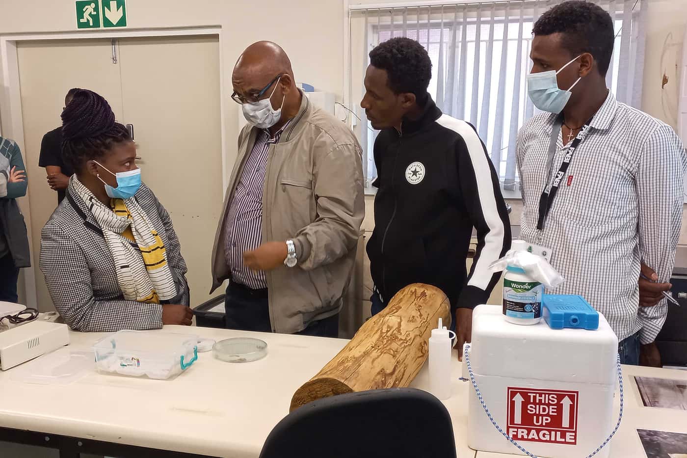 Ethiopian researchers visit FABI, ICFR and local forestry companies