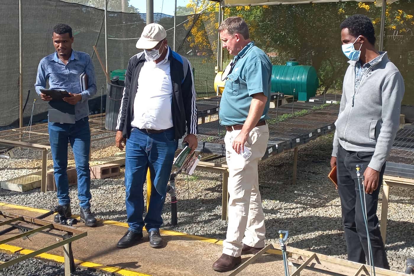 Ethiopian researchers visit FABI, ICFR and local forestry companies