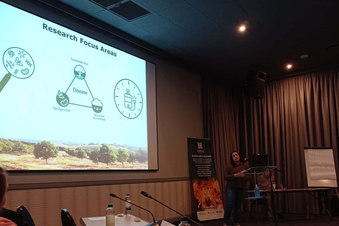 The Macadamia team attended the SAMAC Research Networking Day