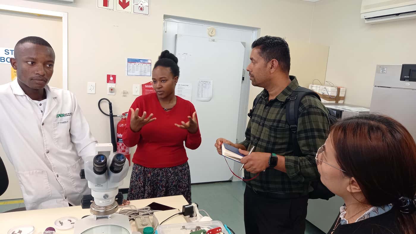 FABI welcomes RGE visitors as part of joint tree health programme