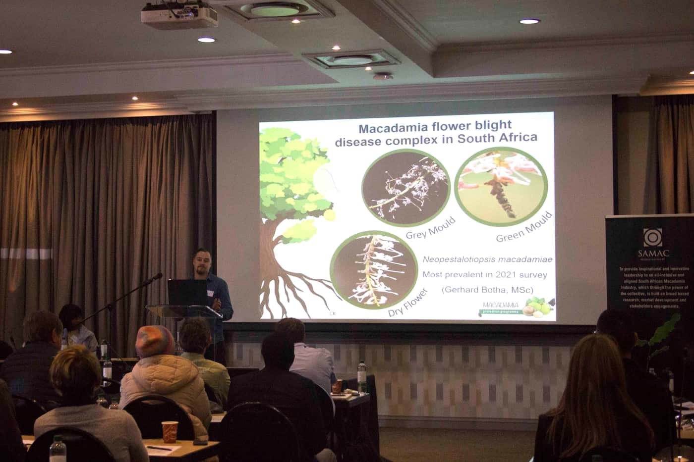 The Macadamia team presents at the SAMAC Research Networking Day