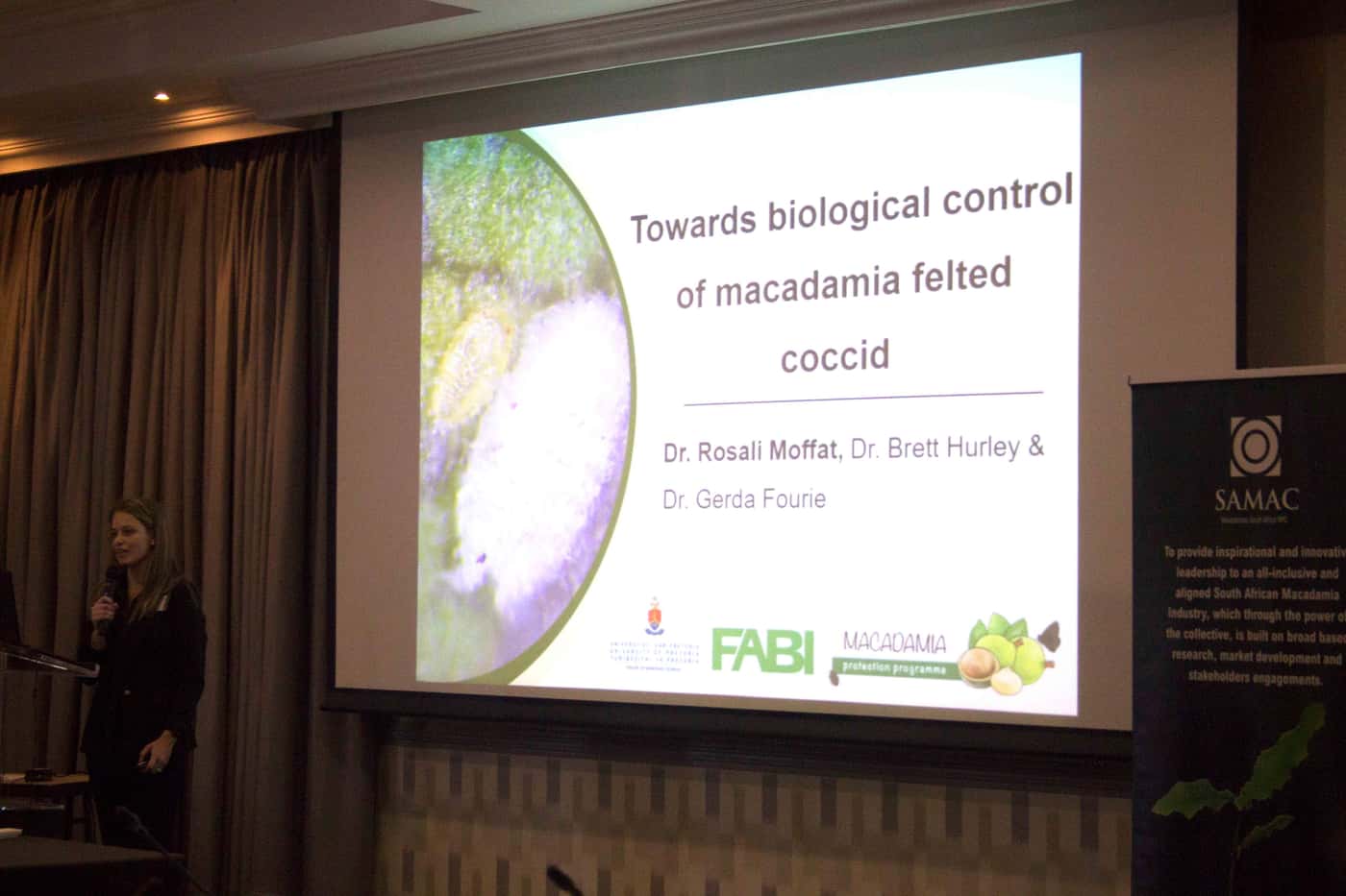 The Macadamia team presents at the SAMAC Research Networking Day
