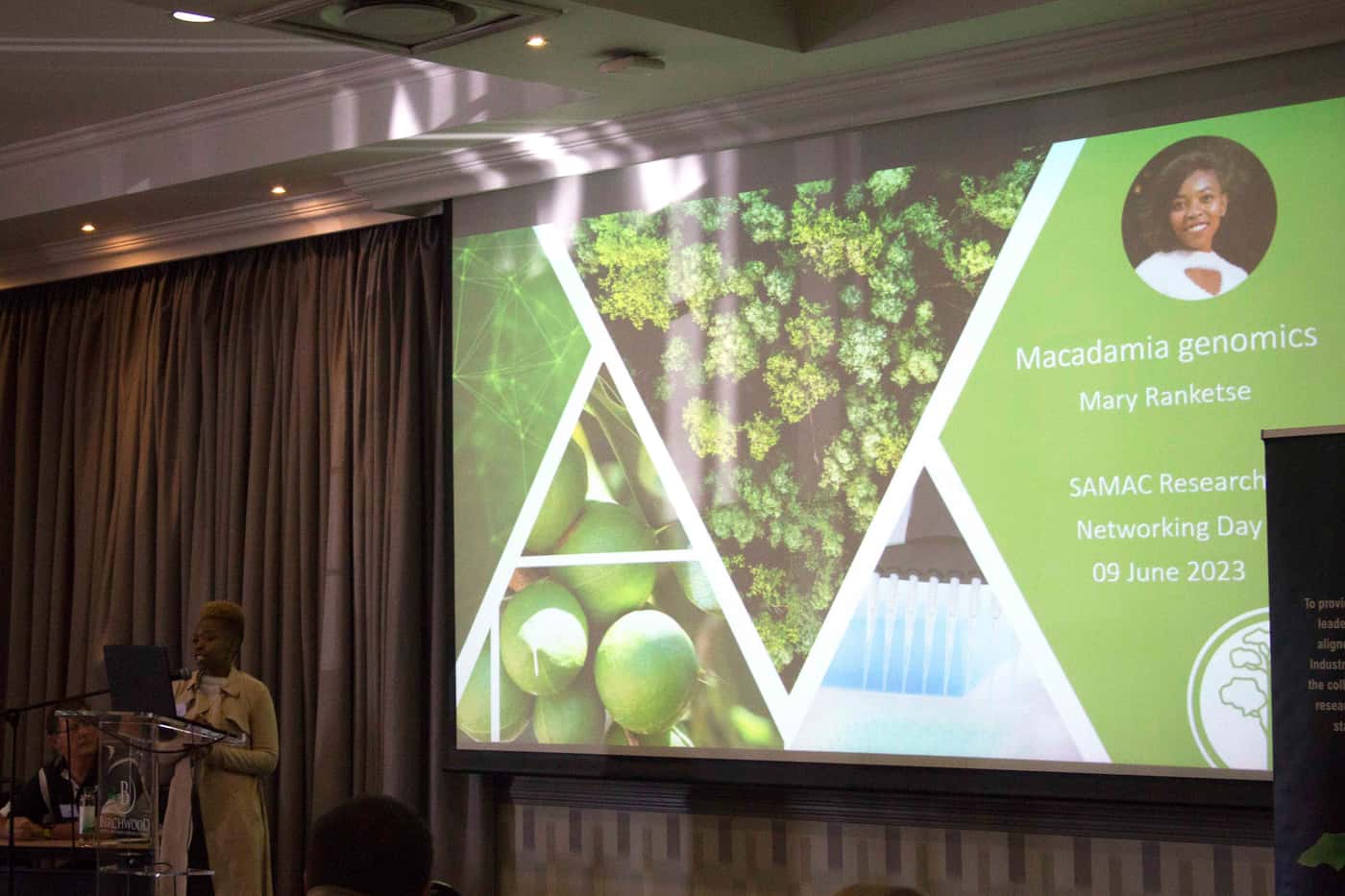 The Macadamia team presents at the SAMAC Research Networking Day
