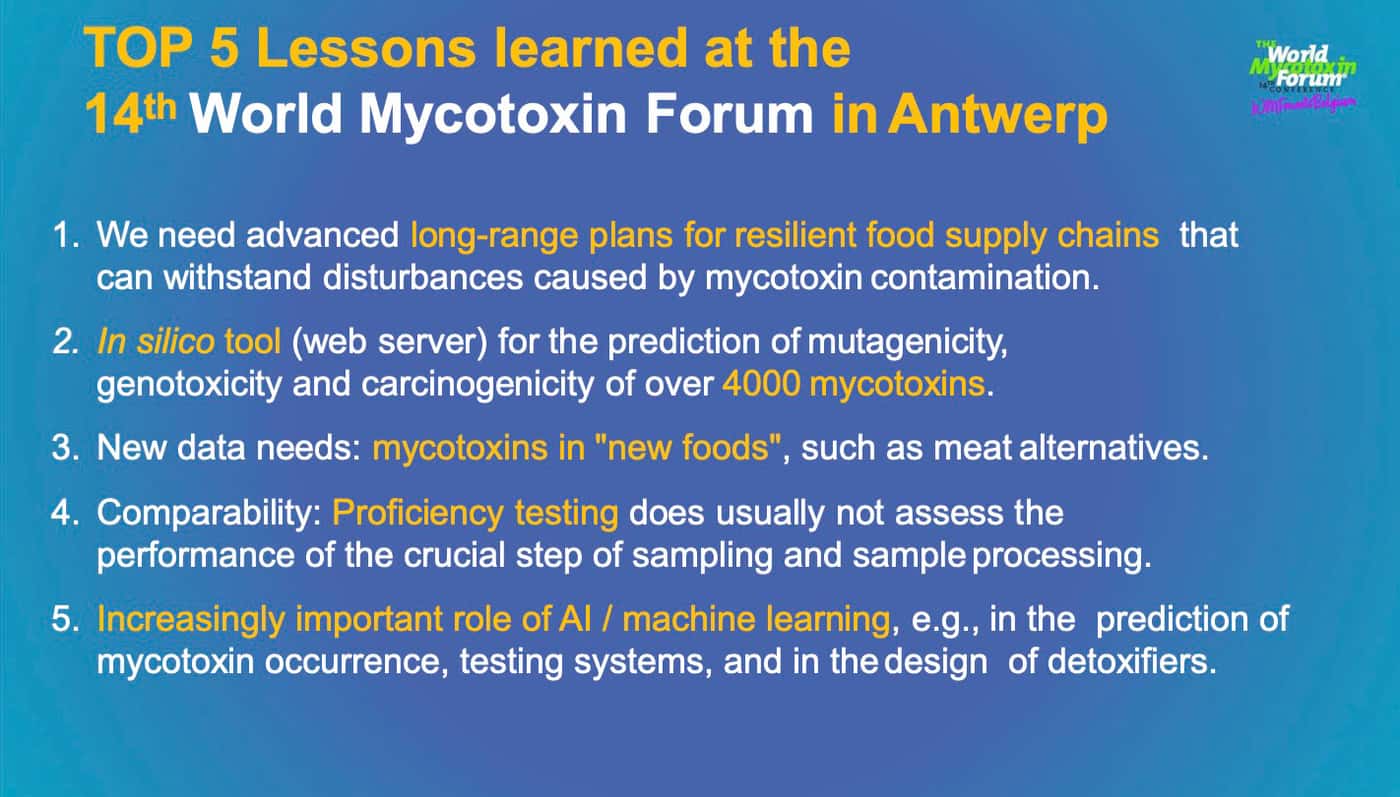 Dr Neriman Yilmaz attends the 14<sup>th</sup> World Mycotoxin Forum Conference