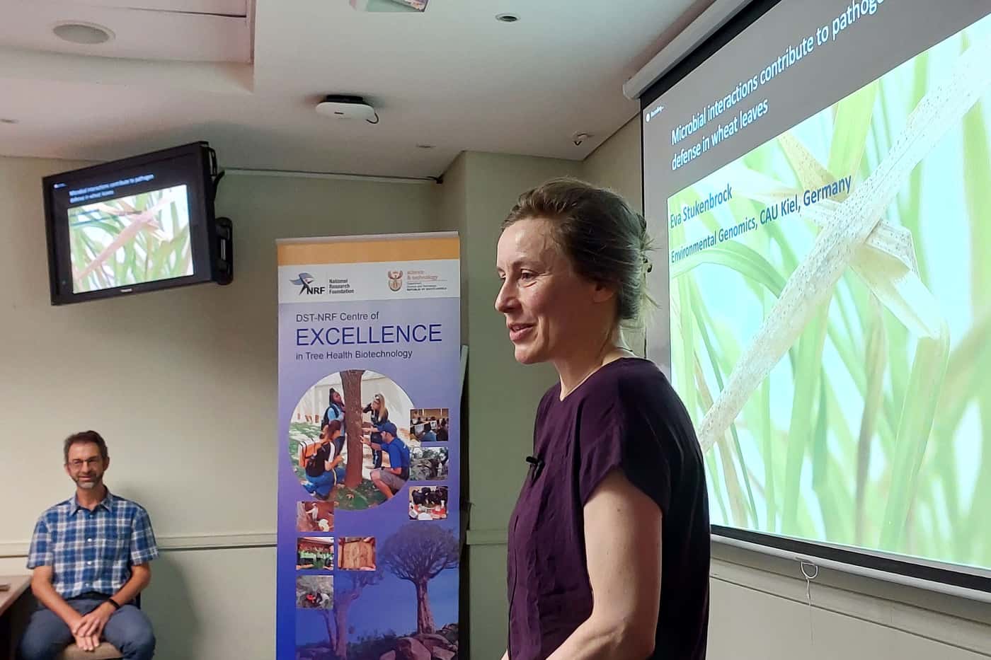 A stimulating visit from a leading plant pathologist, Prof. Eva Stukenbrock