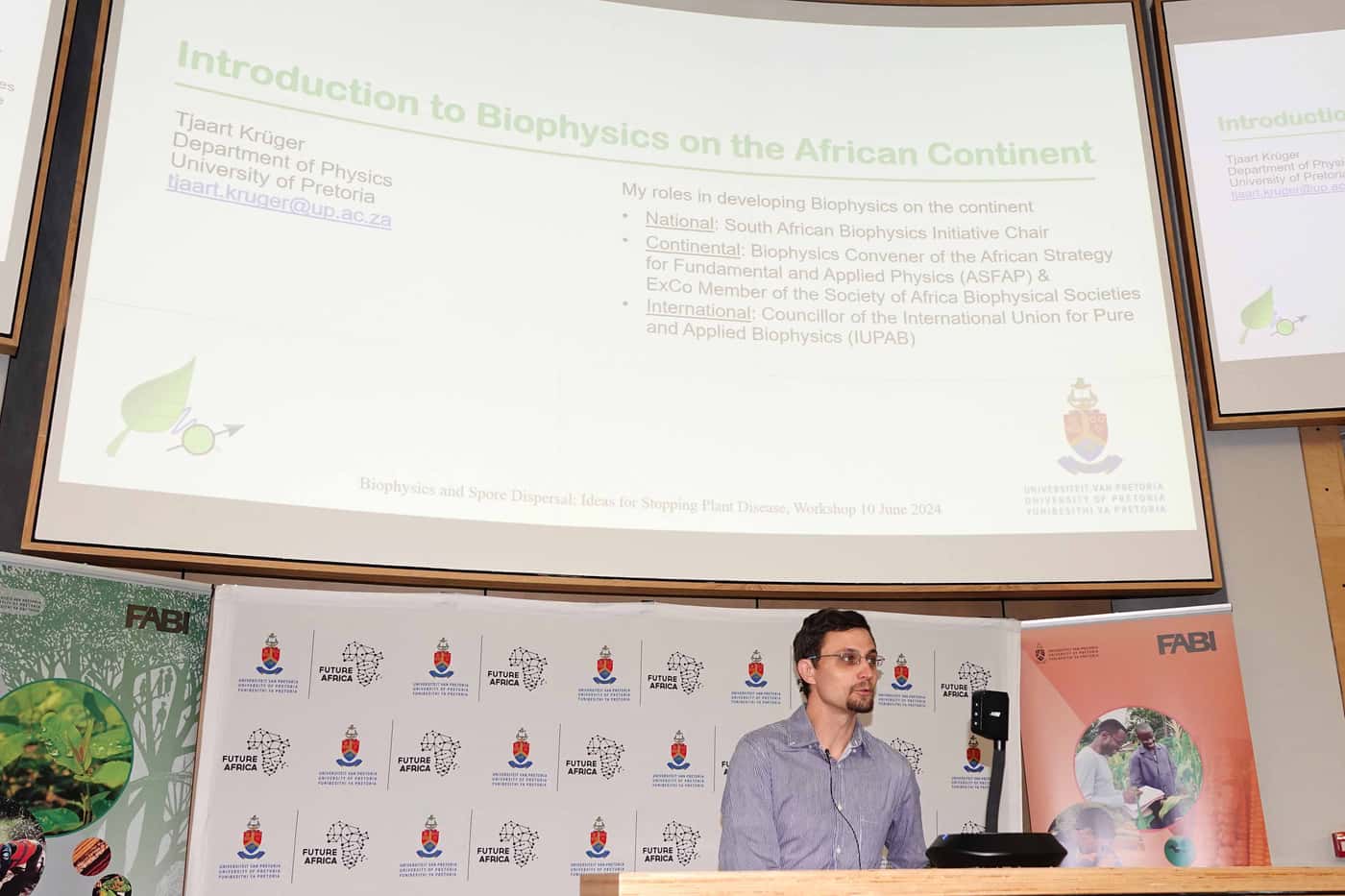 FABI and ICTP partner host a workshop on Biophysics of Spore Dispersal