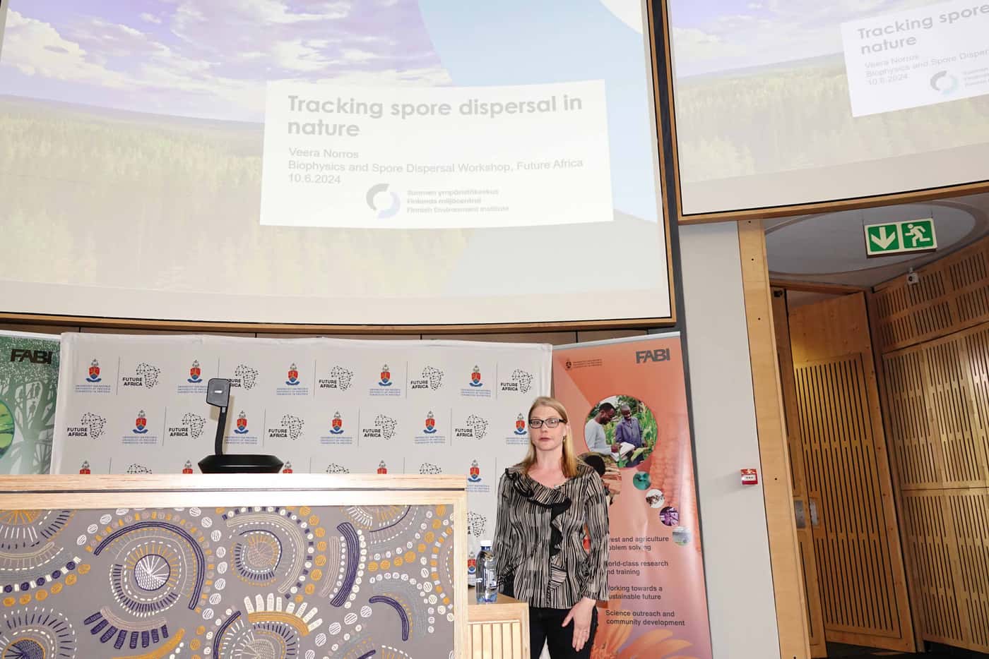 FABI and ICTP partner host a workshop on Biophysics of Spore Dispersal
