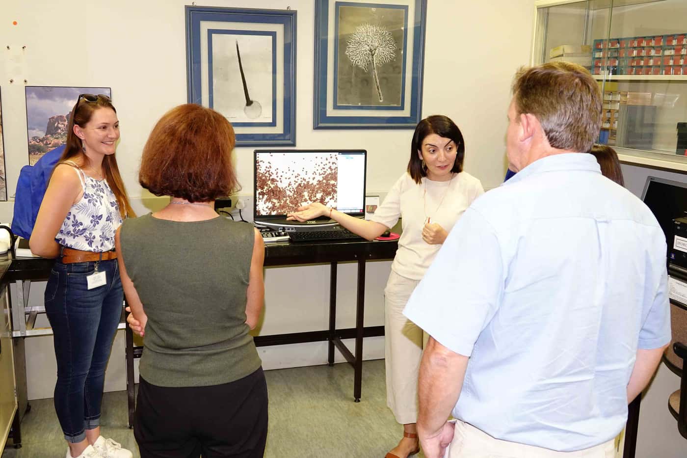 Research collaborators from the ICFR visit FABI