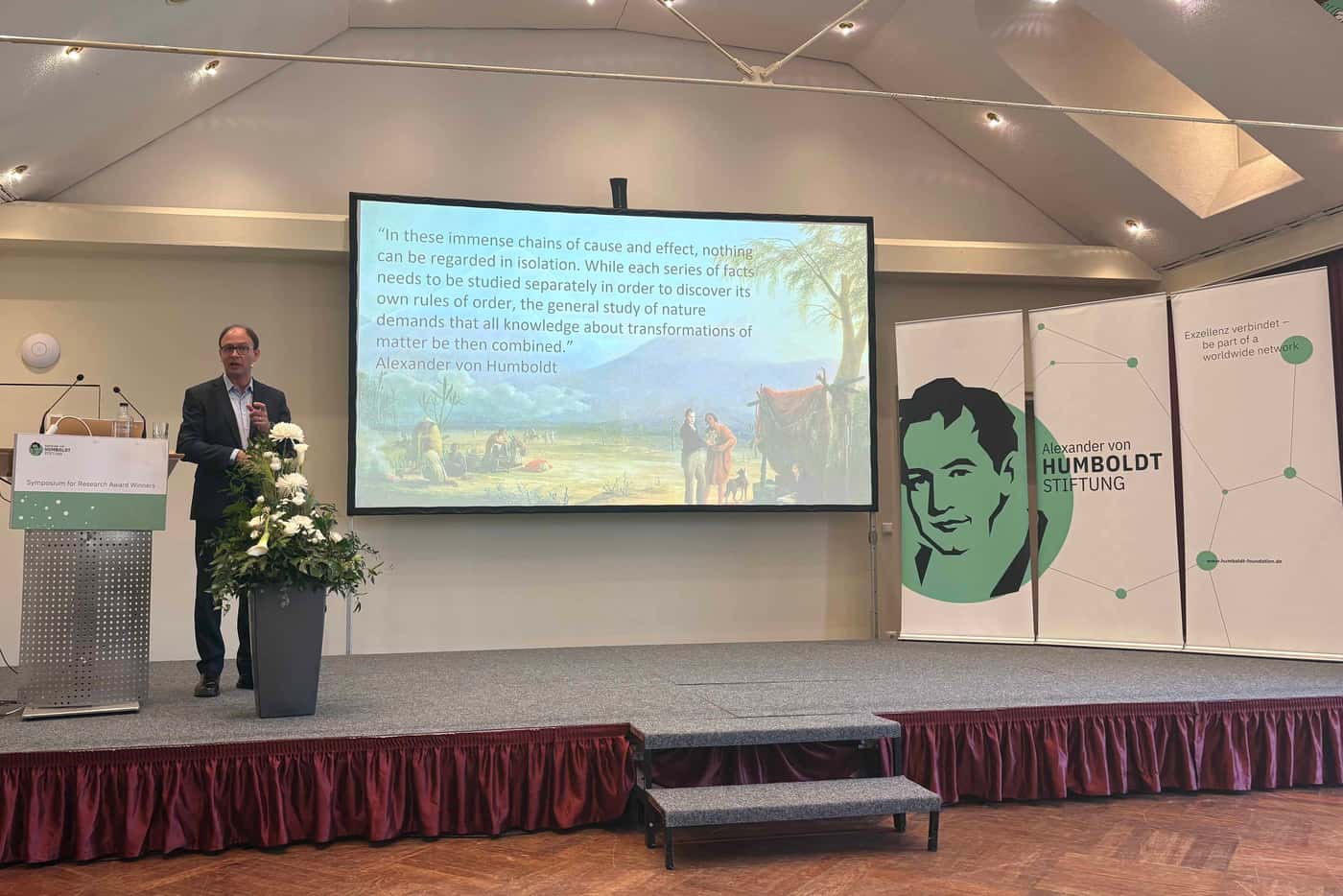 Prof. Bernard Slippers participates in the Alexander von Humboldt Foundation Research Award Symposiu