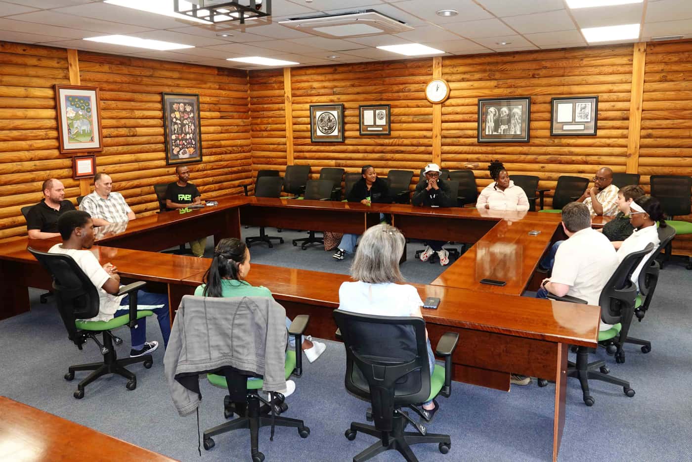 CPHB Interns meet SACTA officials