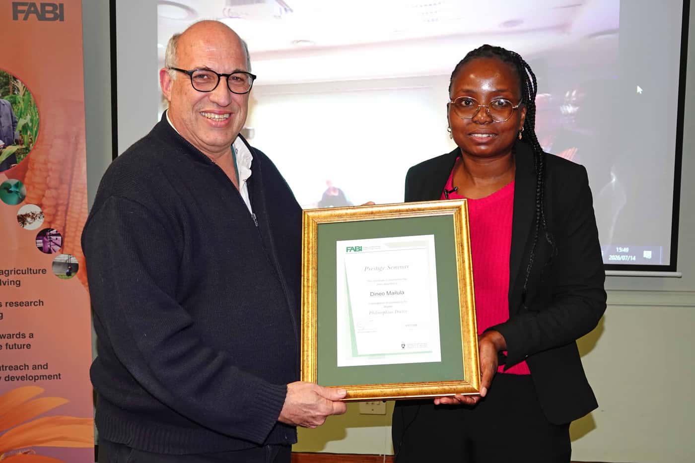 Persistence pays off for Dineo as she completes her PhD