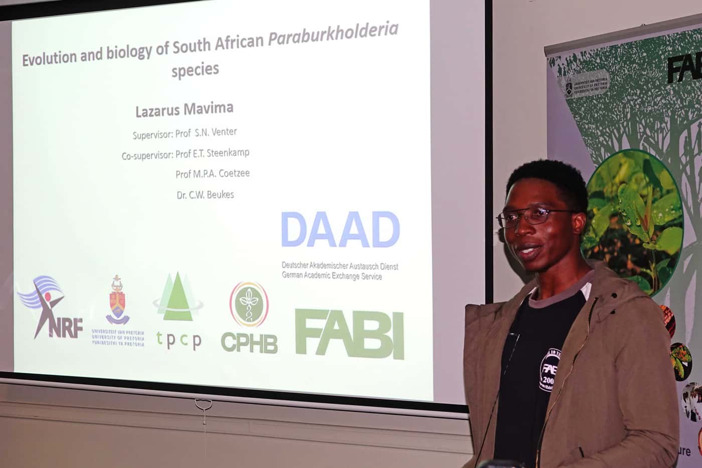 Congratulations to Lazarus on completing his PhD!