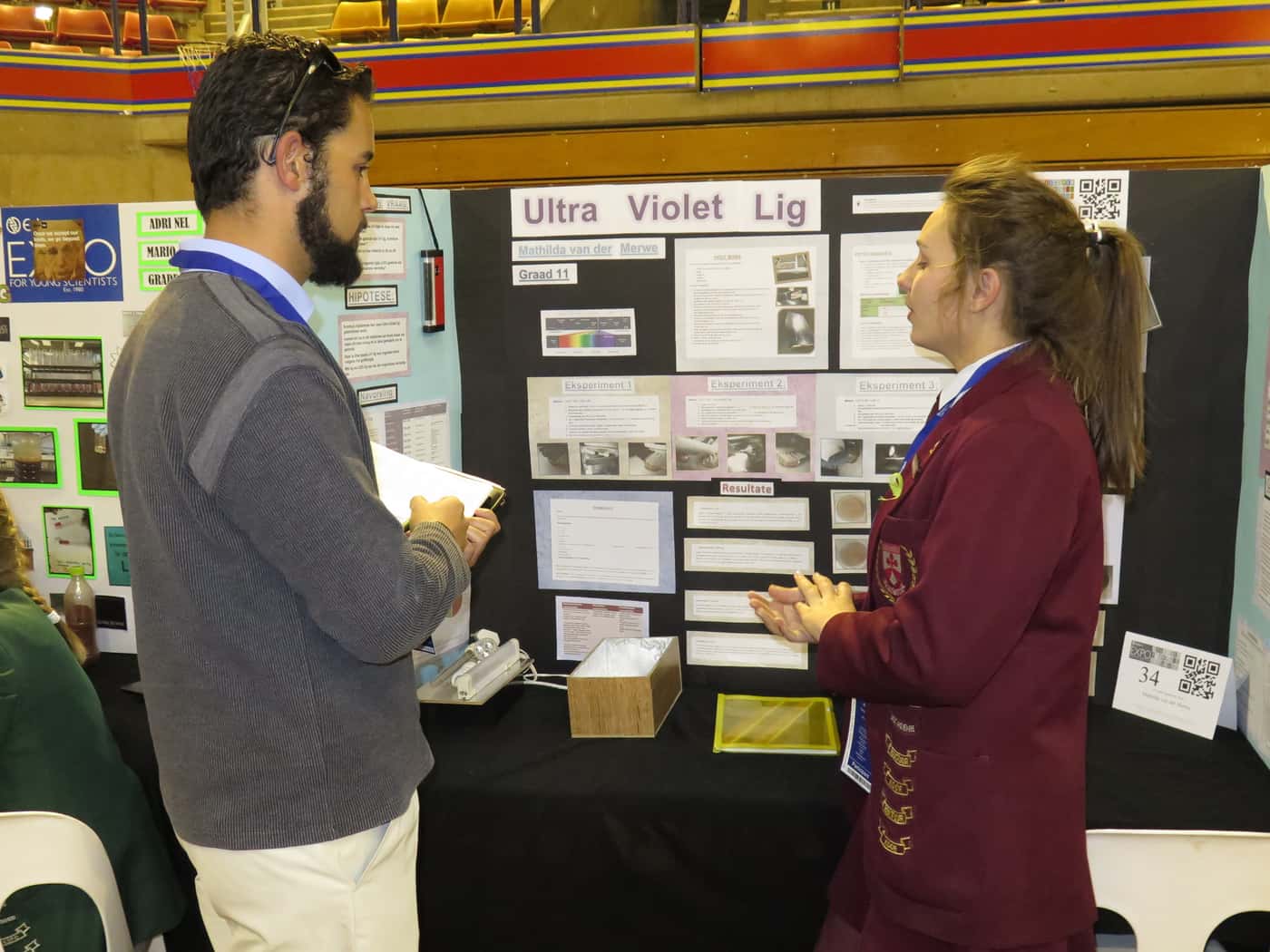 FABIans act as judges at Northern Gauteng Senior Expo for Young Scientists