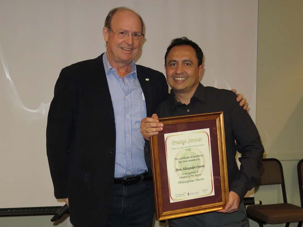 FABI celebrates sixth PhD in 2016