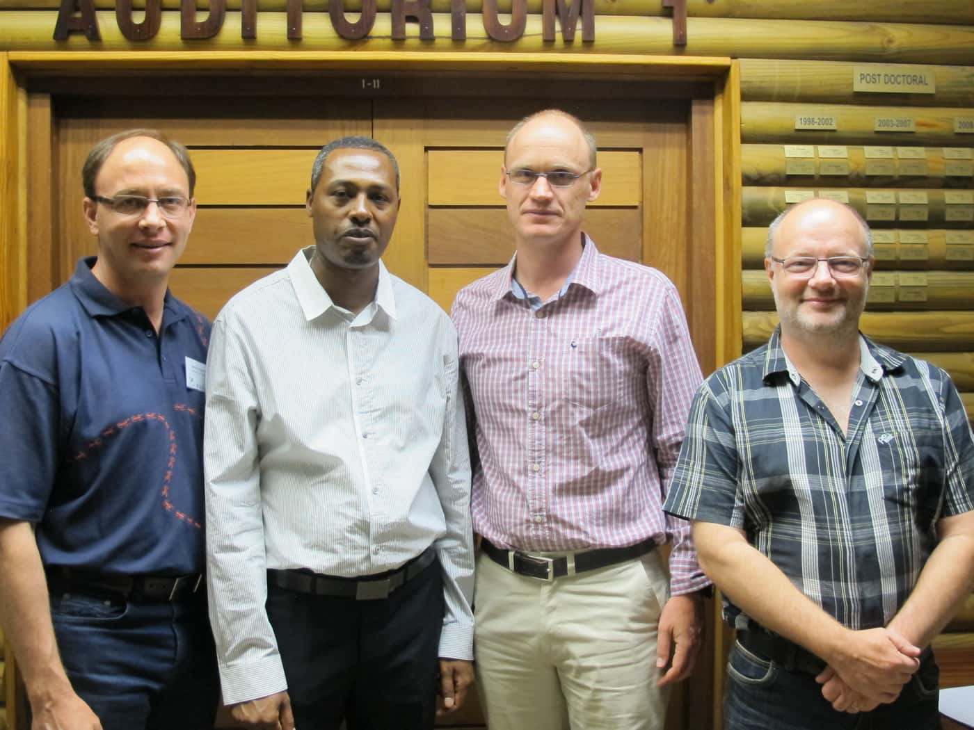 FABIans celebrate PhD degree with Mesfin Gossa and his family