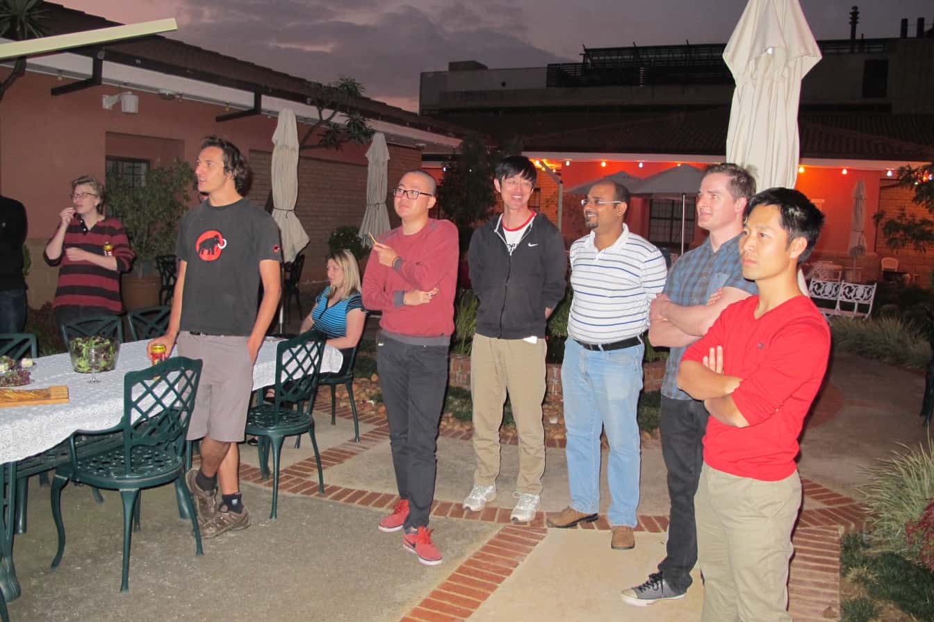 FABIans host farewell braai for Drs Stuart Fraser and Birhan Abate
