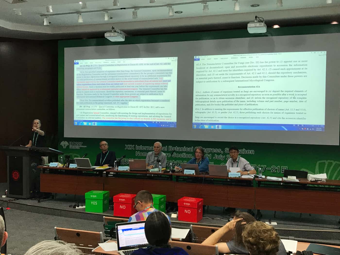 FABIan participates in Nomenclature Section of the International Botanical Congress (IBC) in China