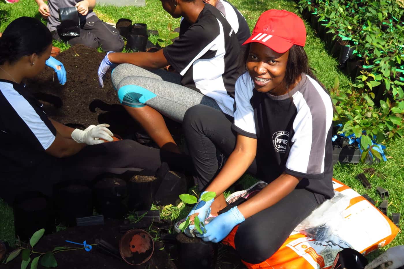 FABIans flexed their green fingers at 2019’s first tree planting session