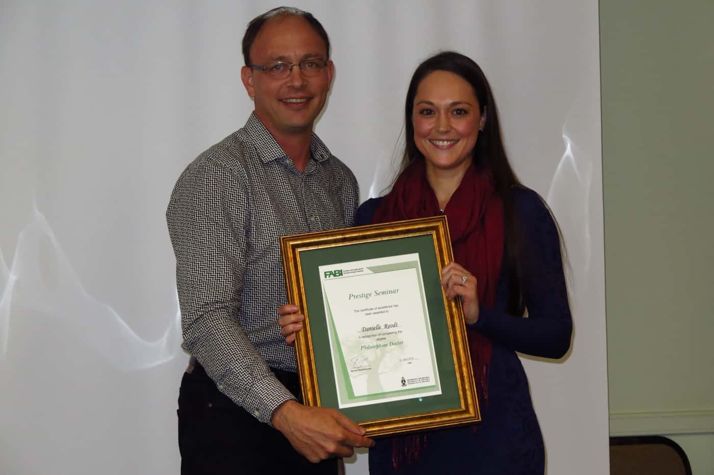 Danielle Roodt successfully defends her PhD thesis