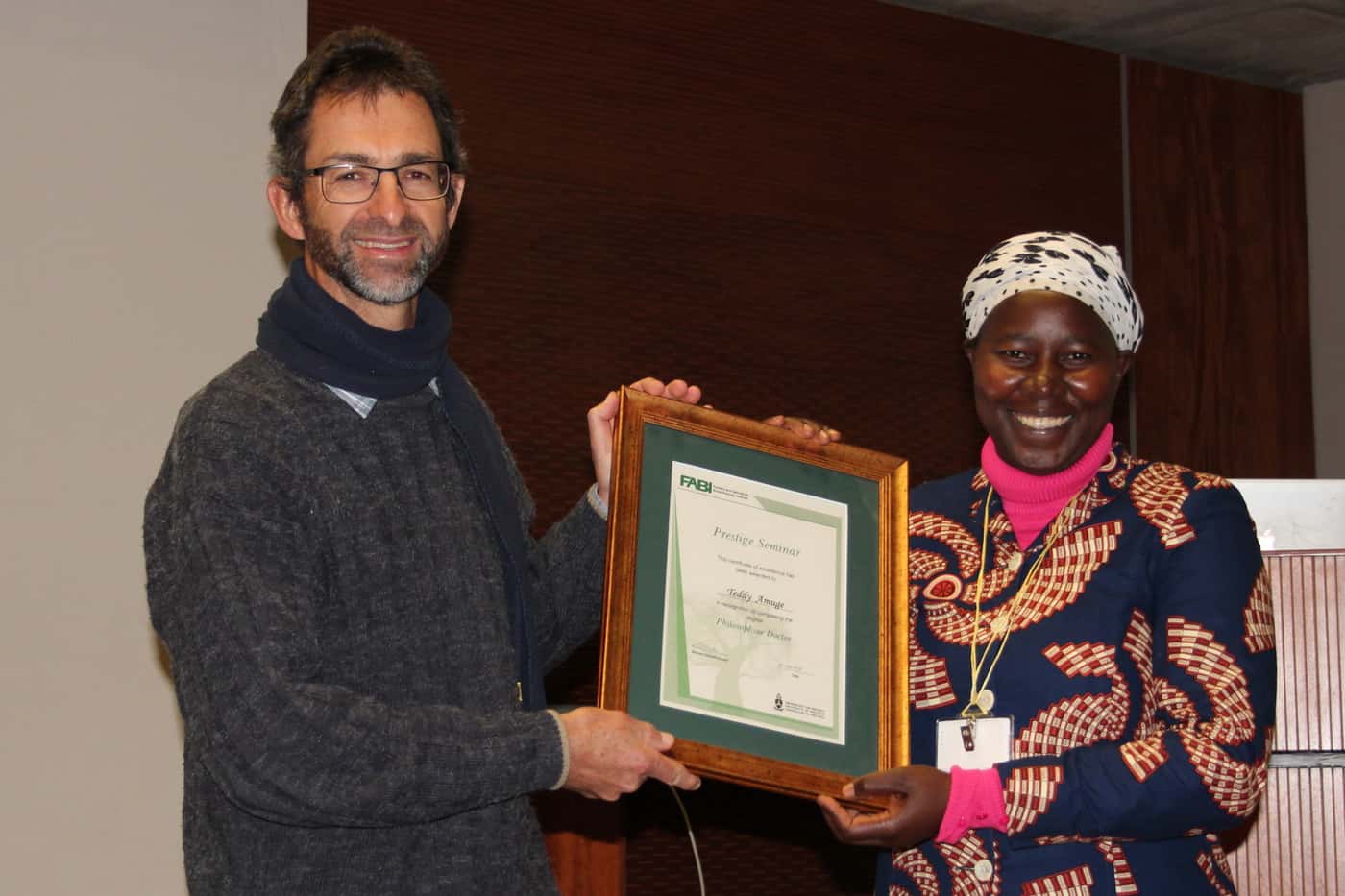 FABIans celebrate the prestige seminars of two cassava “musketeers”