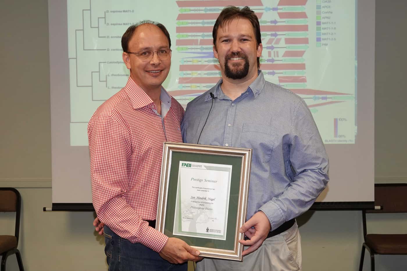 FABI’s ‘Gentle Giant’ passes his PhD