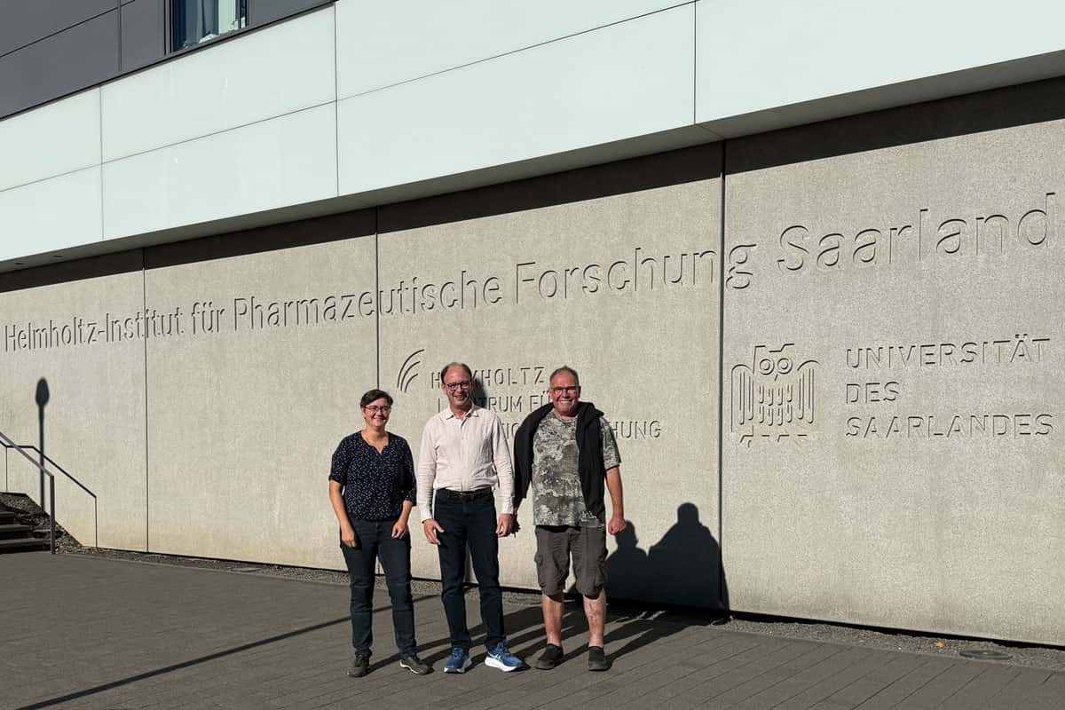Prof. Christine Beemelmanns, Prof. Bernard Slippers and Prof. Marc Stadler