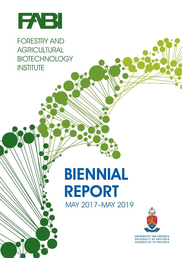 Cover of the FABI Biennial Report 2018–2019