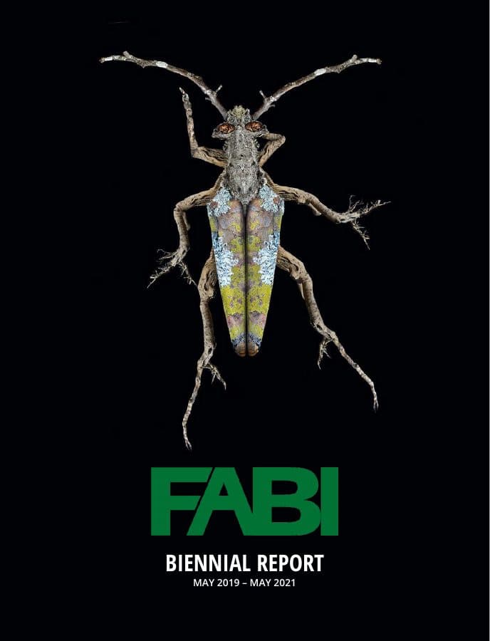 Cover of the FABI Biennial Report 2019–2021