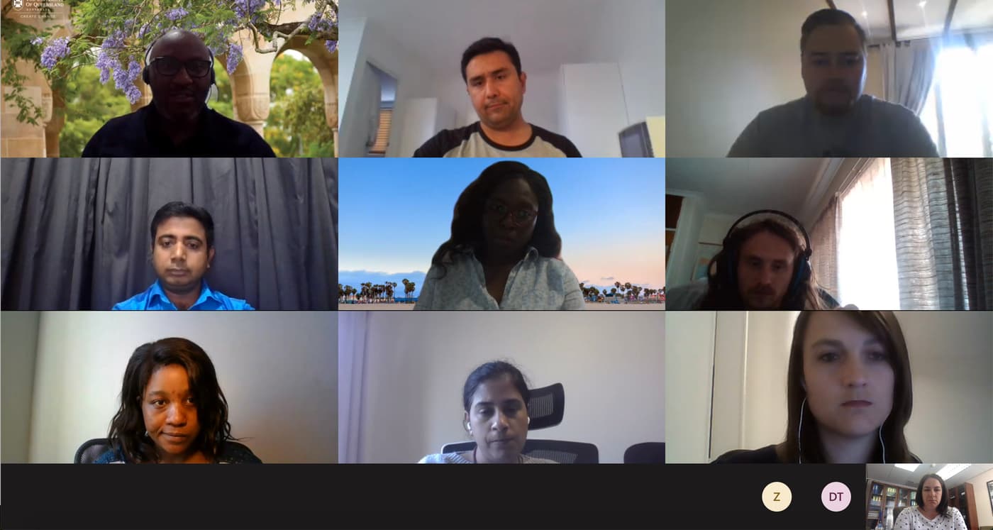 Researchers from FABI and UQ strengthen collaboration with regular online meetings