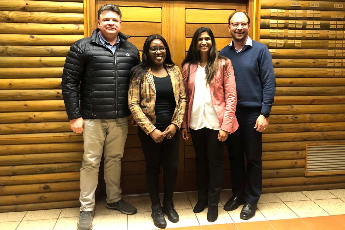 Lorraine Mhoswa celebrates the successful completion of her PhD