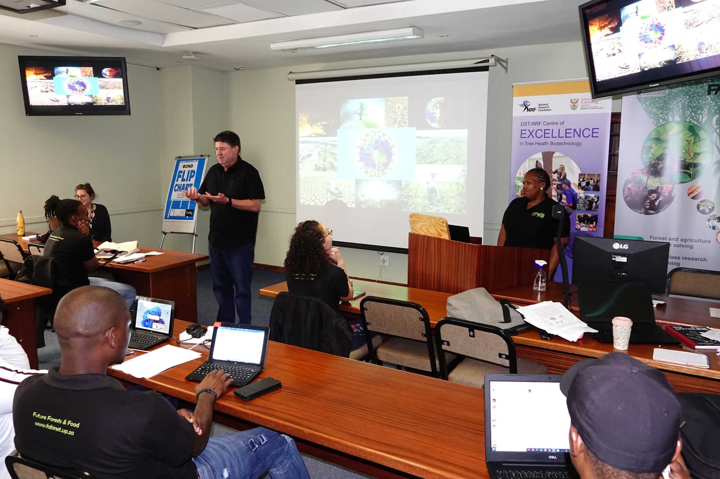 Interns present a research seminar