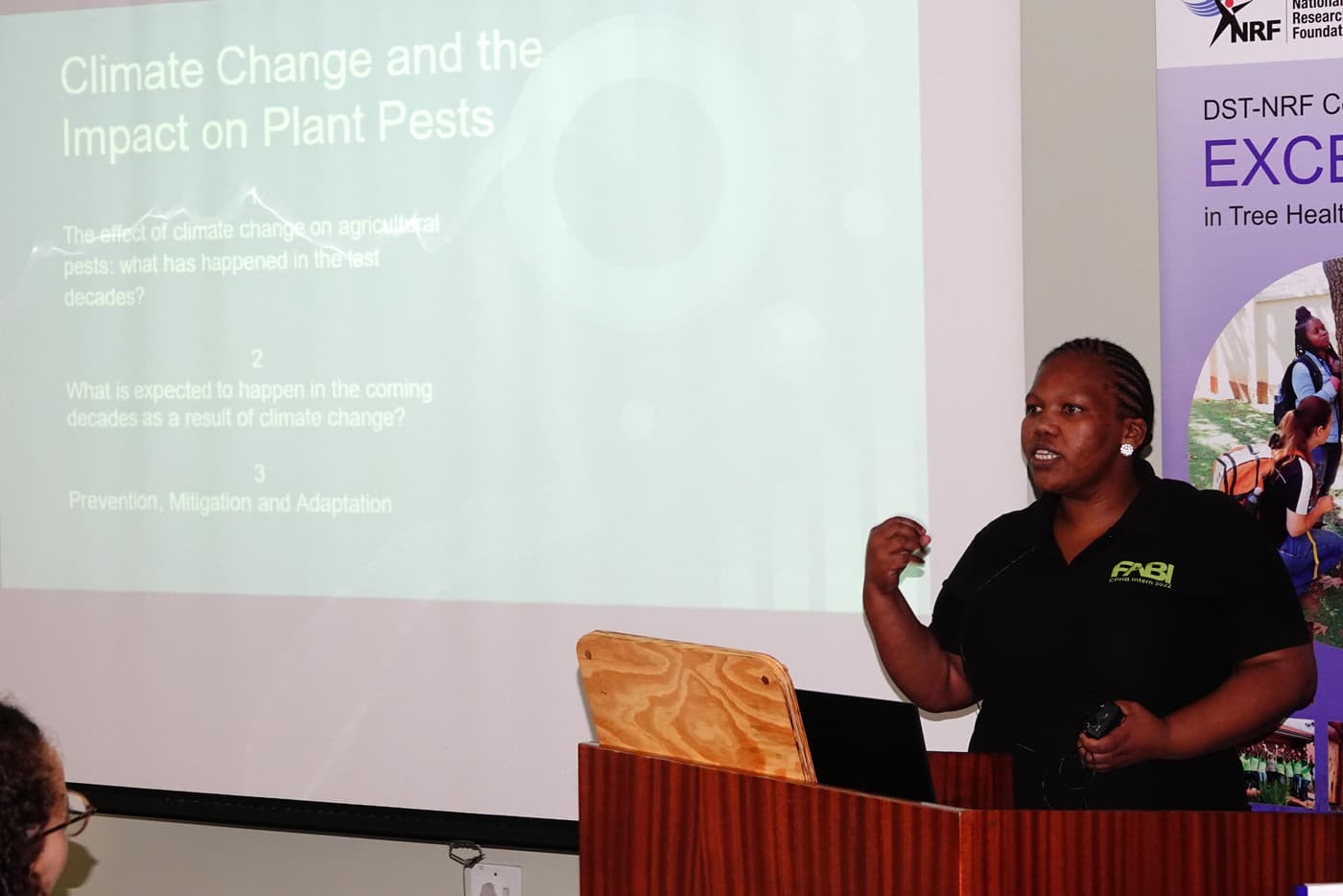 Interns present a research seminar
