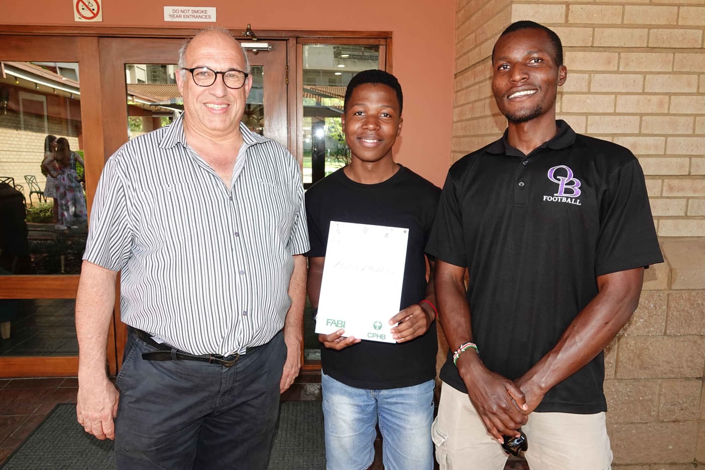 FABI Mentorship students celebrate the completion of their training