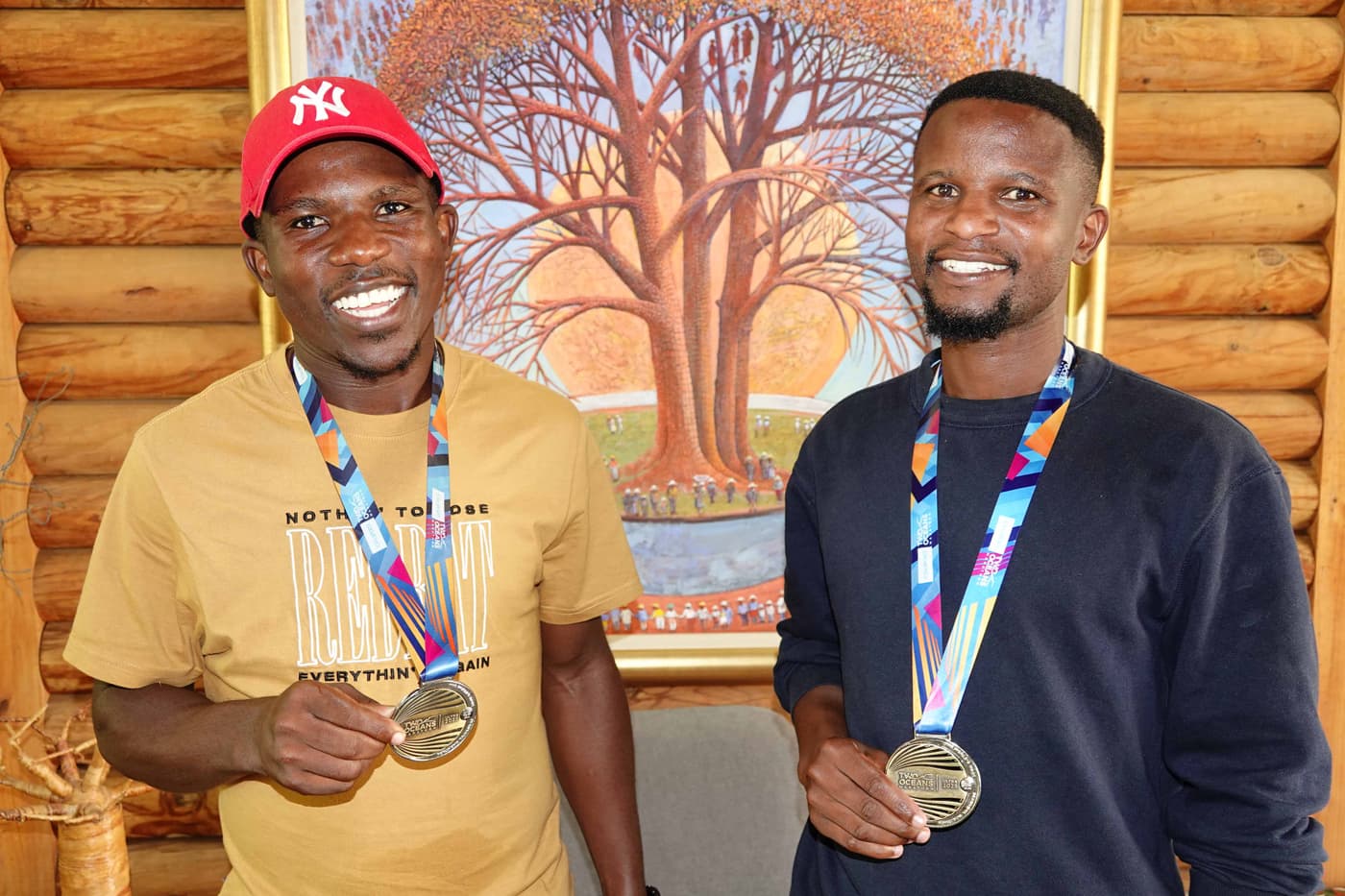 Josias and Steven conquer the Two Oceans Marathon