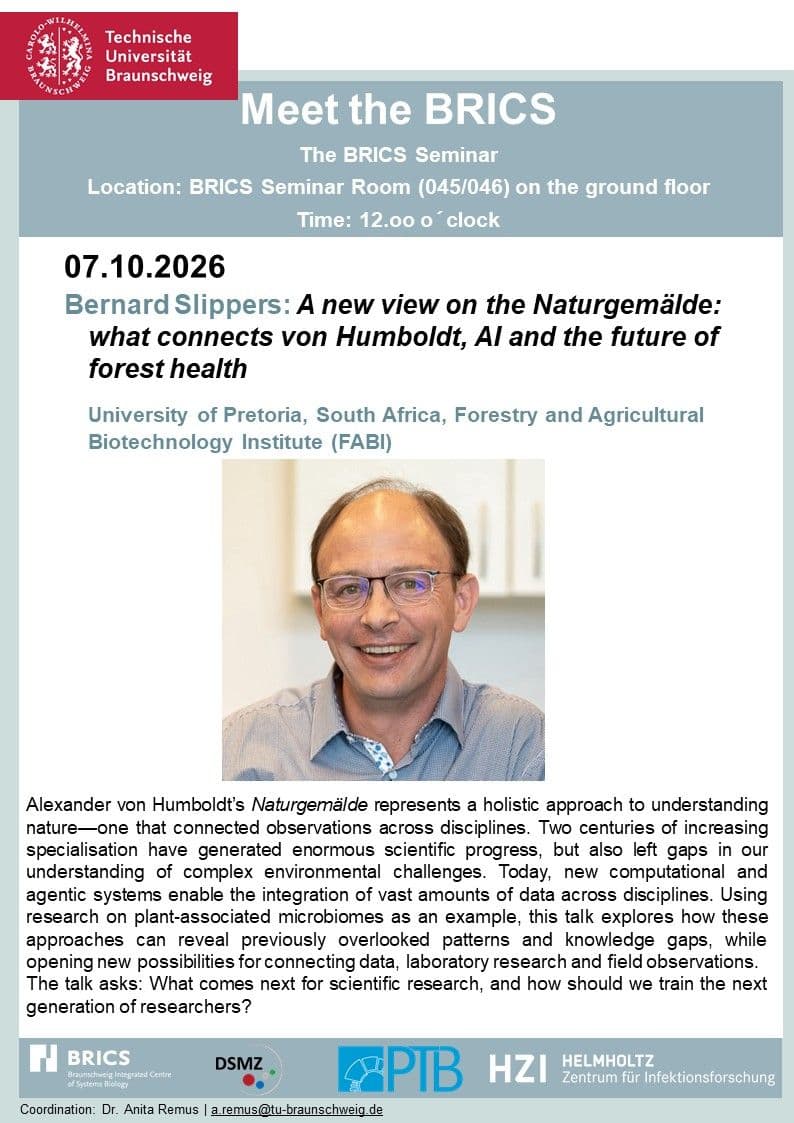 Prof. Bernard Slippers presented the BRICS Seminar in Germany