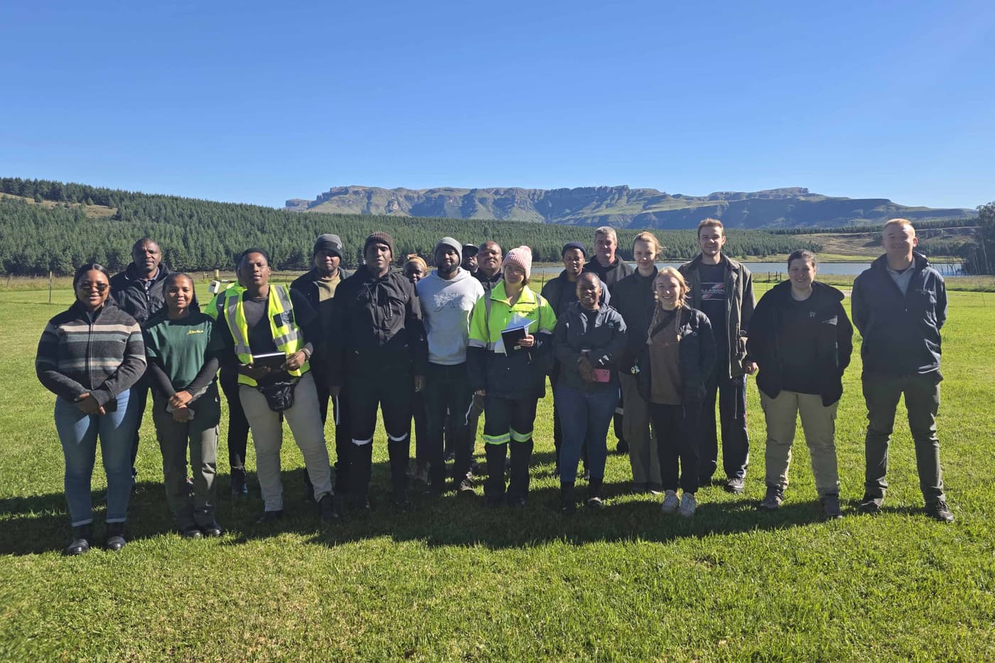 TPCP field extension and diagnostic clinic trip visits the Eastern Cape