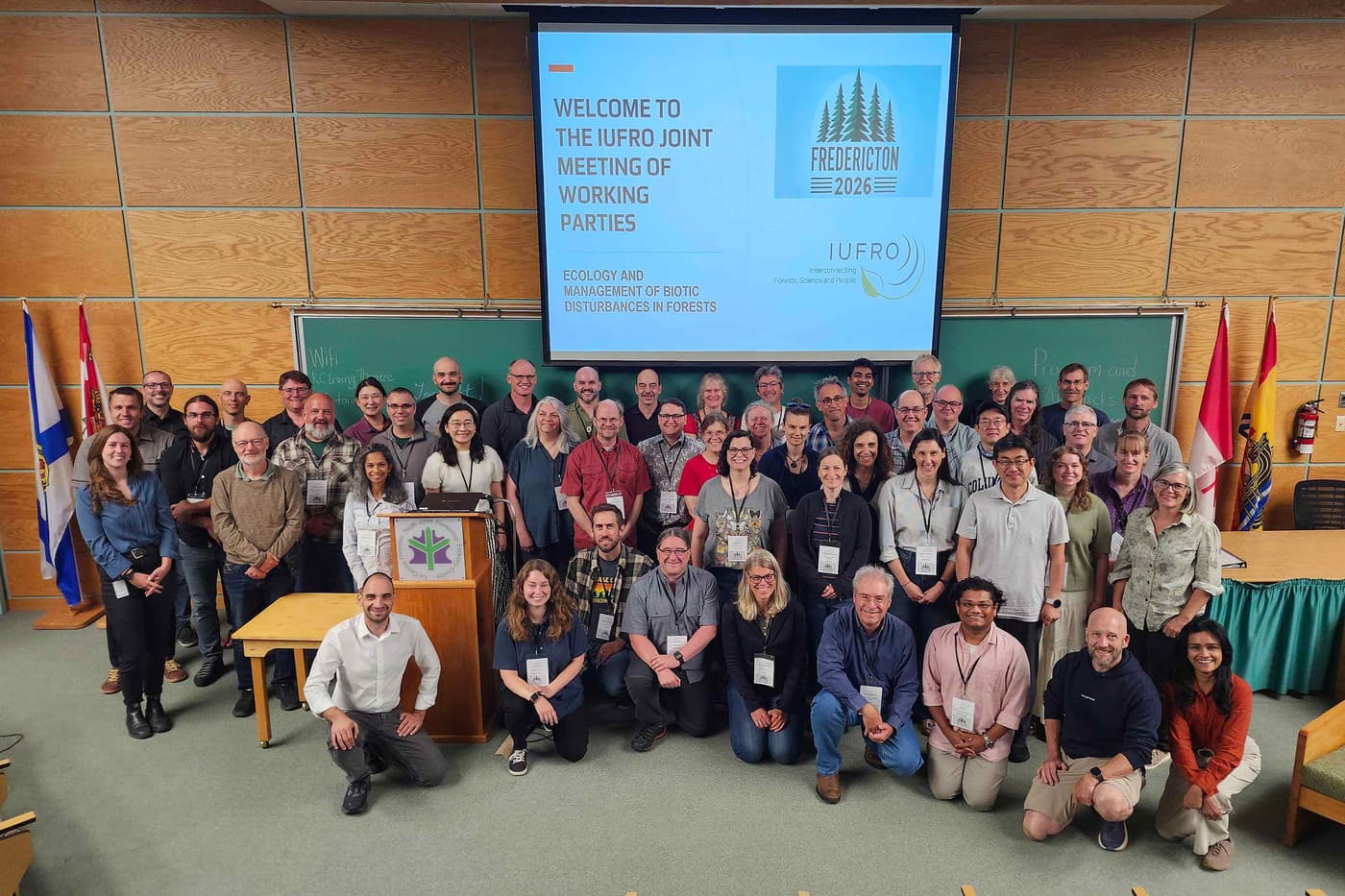 FABI's Brett Hurley presents on biocontrol at forest disturbance conference in Canada