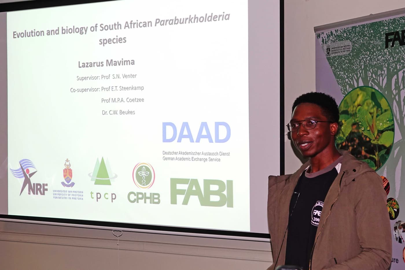 Congratulations to Lazarus on completing his PhD!