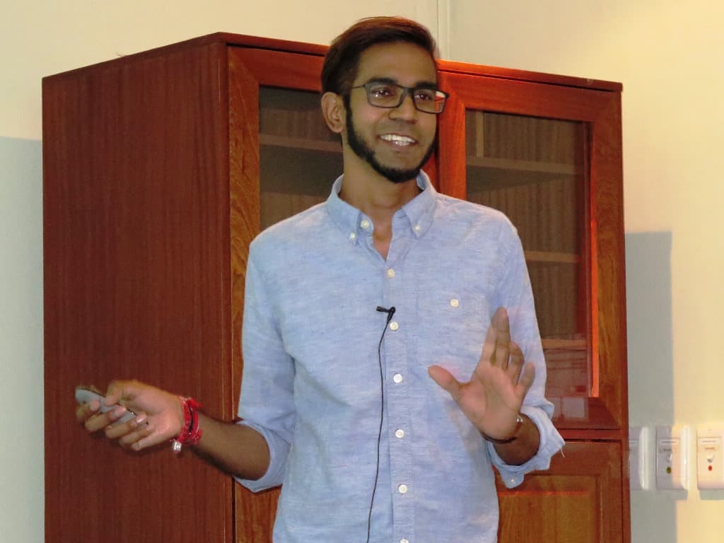 FABI PhD graduate delivers a special seminar on his work at prestigious American institute