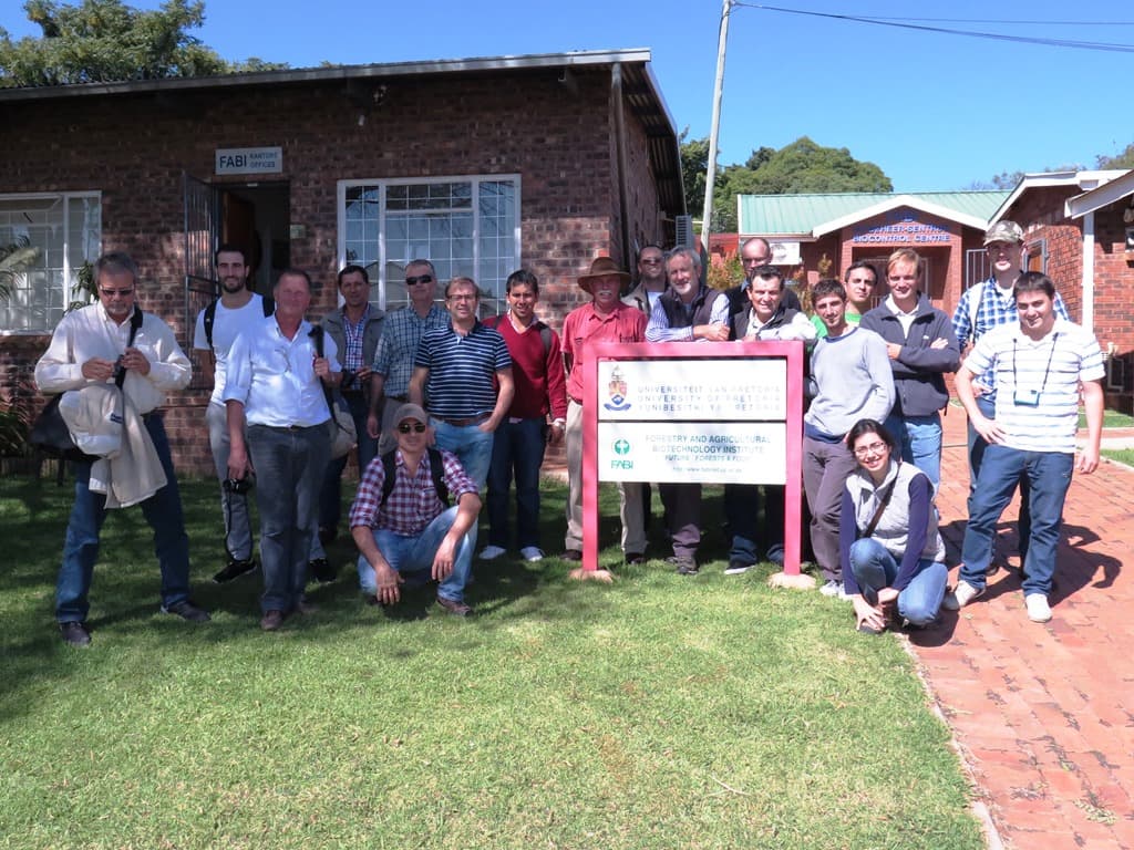 Argentinian tree growers visit FABI