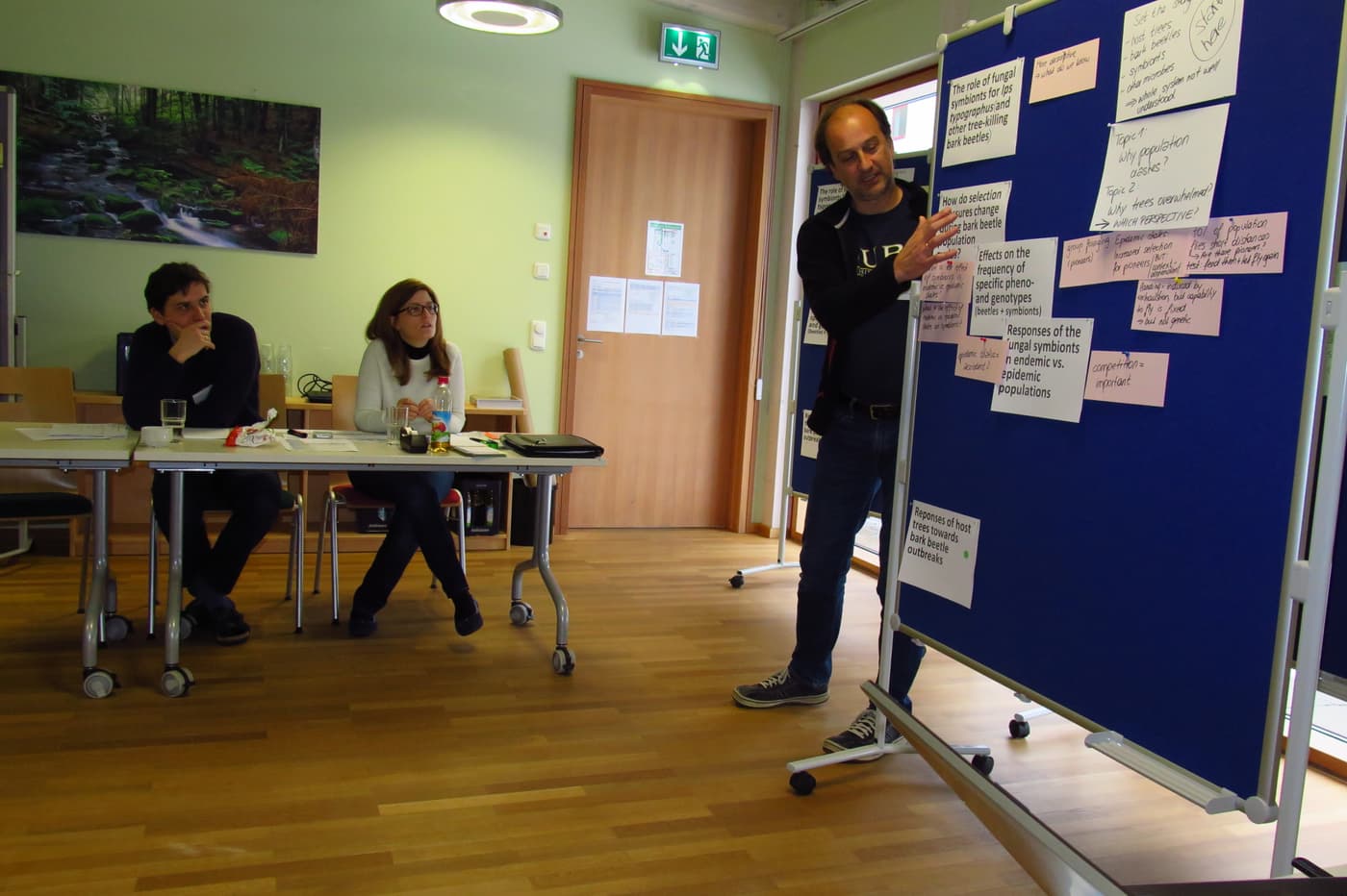 FABIans participate in a spruce-bark beetle workshop