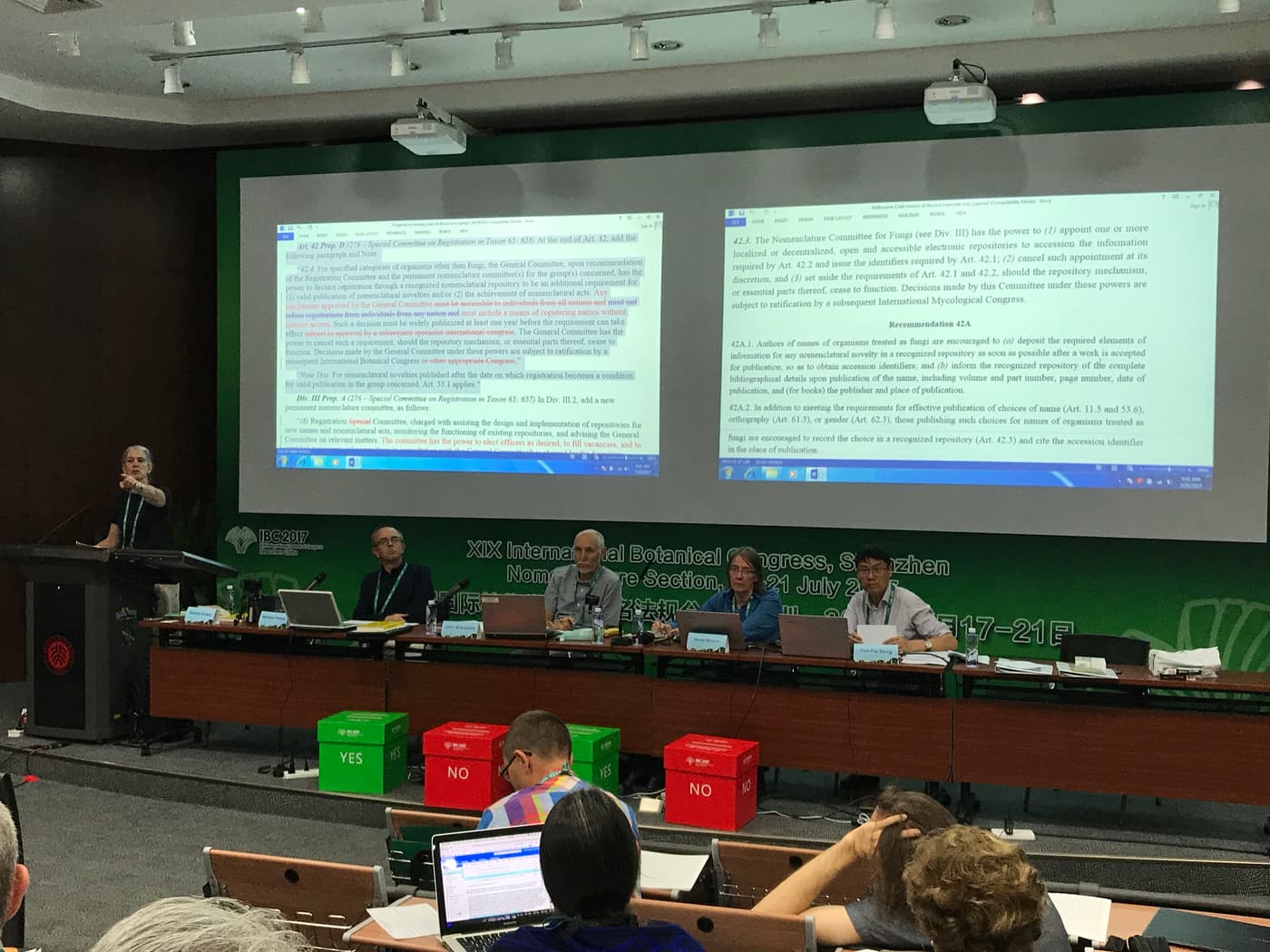 FABIan participates in Nomenclature Section of the International Botanical Congress (IBC) in China