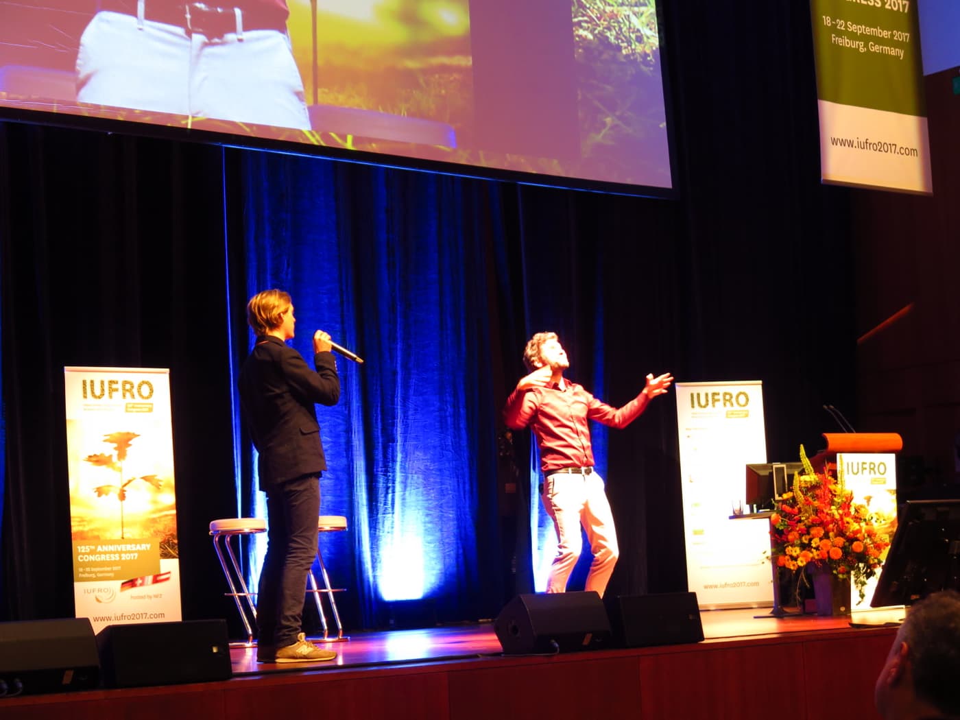 Acoustic Welcome for the IUFRO President