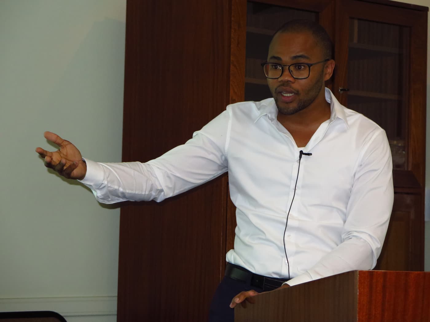 Osmond Mlonyeni becomes the first candidate at FABI to defend his PhD thesis publically